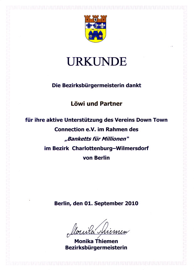 Löwi & Partner: Soziales Engagement